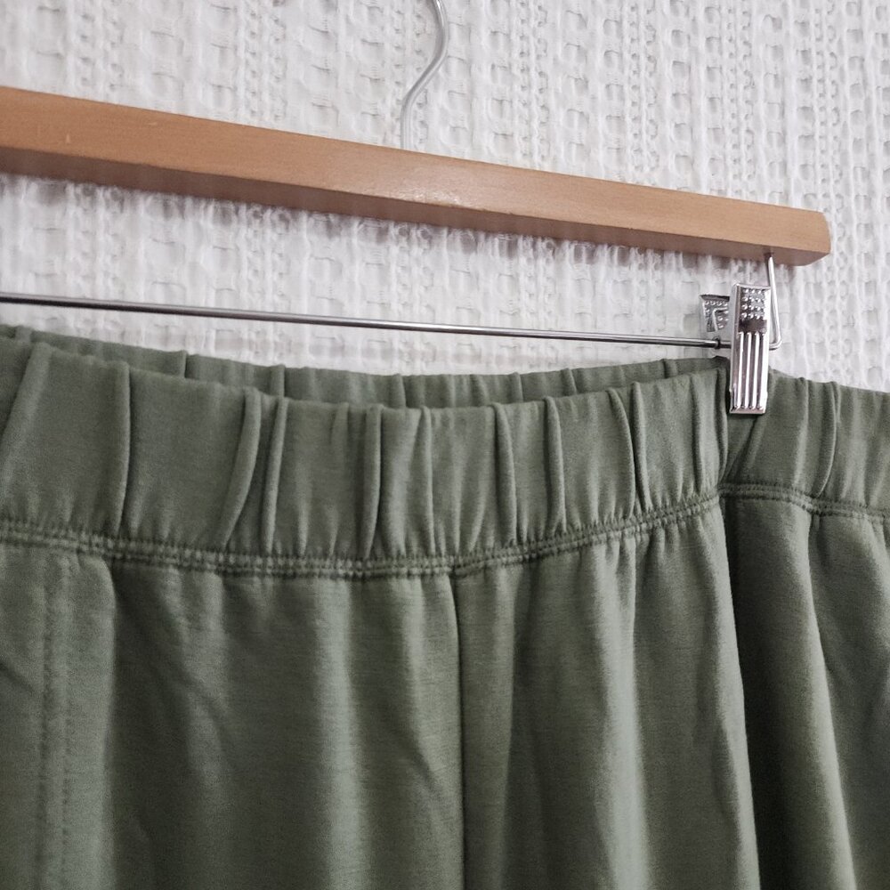 Old Navy High Waisted Fleece-Lined Sweatpants Women’s XXL Olive Green - Picture 11 of 11